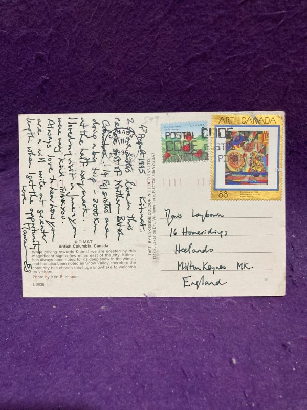 Canada welcome to Kitimat posted 1995