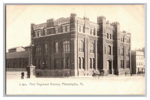 Postcard PA First Regiment Armory Philadelphia Pa. Pennsylvania 