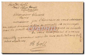 Postal stationery Gibraltar 1904 M Claverie Faubourg St Martin Paris