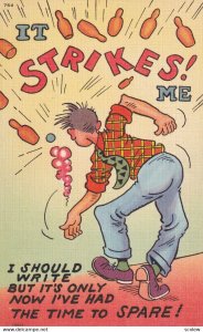 COMIC; 1930-1940's; It Strikes! Me, I Should Write But It's Only Now I've Ha...