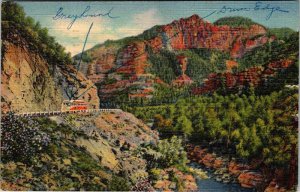 Postcard HIGHWAY SCENE Flagstaff Arizona AZ AL0312