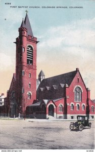 COLORADO SPRINGS , Colorado, 1900-10s ; First Baptist Church