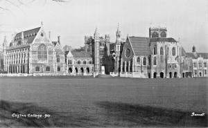 BRISTOL UK~CLIFTON COLLEGE-GARRATT REAL PHOTO POSTCARD 1941