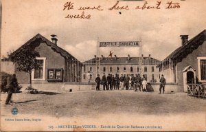 France Bruyeres Entree du Quartier Barbazen Artillery