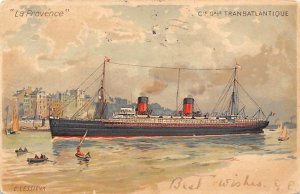 La Provence French Line Ship 1906 