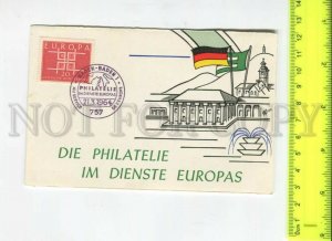 466478 1964 Germany Europa CEPT philatelic exhibition Baden-Baden cancellations