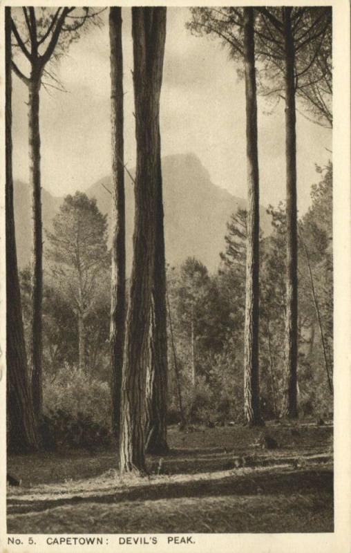 south africa, CAPE TOWN, Devil's Peak (1930s)