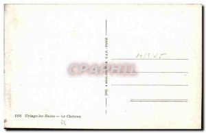 Old Postcard Uriage les Bains Le Chateau