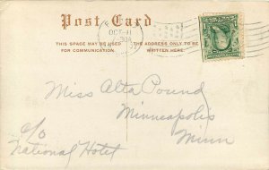 Vintage Postcard Carnegie Public Library Moorhead MN Clay County,