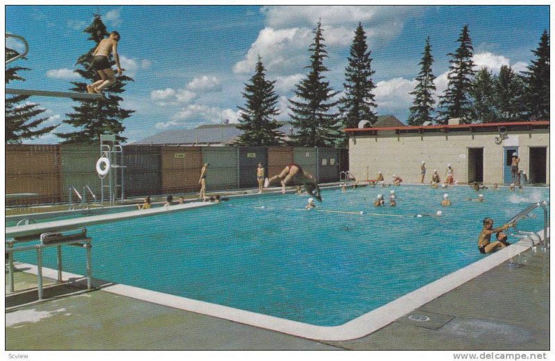 Swimming Pool, Olds and District Swimming Pool, Olds, Alberta, Canada, 40-60´s