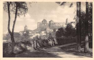 Lipnice Czech Republic Castle Scenic View Antique Postcard J77348