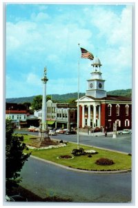 c1960 Mifflin County Court House Monument Square Lewiston Pennsylvania Postcard