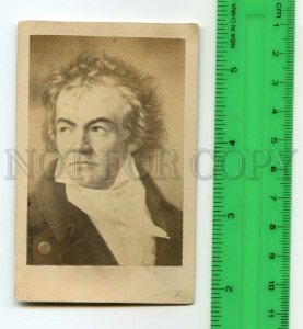 484965 Great BEETHOVEN German COMPOSER Vintage CABINET CDV 