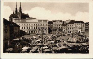 Czech Republic Brno Zelný trh. Vintage RPPC C215