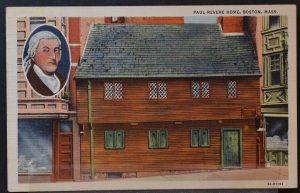 Boston, MA - Paul Revere Home - 1953