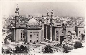 Egypt Cairo Mosques Sultan Hassan and Rifai airmail postcard to Austria