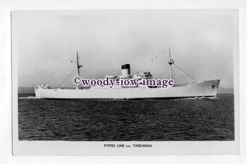 pf4602 - Fyffes Cargo Ship - Chicanoa , built 1958 - postcard