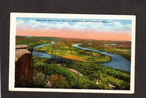 TN Moccasin Bend Lookout Mountain Chattanooga Tennessee Postcard
