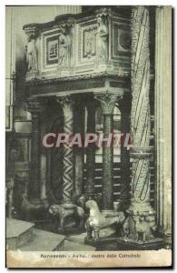 Old Postcard Renevento Amboi Destro Della Cattedrale