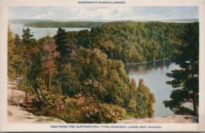 View From Cliff Natural Park Muskoka Lakes ON Ontario Anderson's Postcard E30