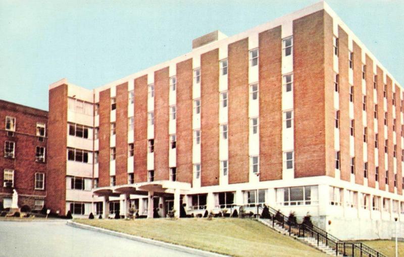 KINGSTON, NY New York  BENEDICTINE HOSPITAL~Spellman Pavilion  Chrome Postcard