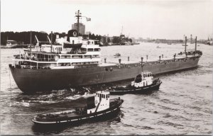 Drechtships NV MS Thuredrecht Ship Vintage RPPC 09.37