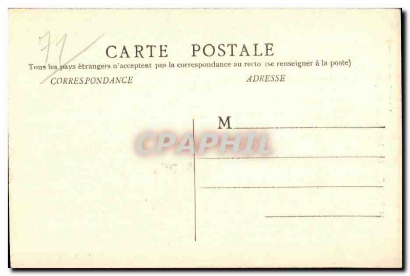 Saint Point - The Castle - The portico - Old Postcard