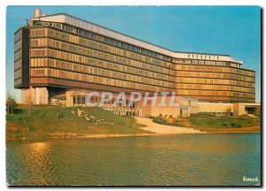 Modern Postcard Creteil the Prefecture of Val de Marne View of Lake