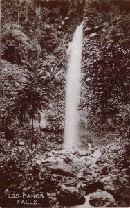 Original Early  Photo Style,Los-Banos Falls, Philippines, Old Postcard