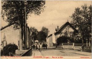 CPA CHARMES - Rue de la Gare (456090)