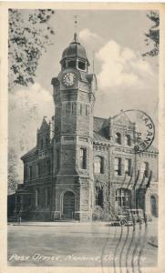 Post Office at Napanee, Ontario, Canada - pm 1938