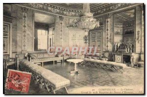 Old Postcard Compiegne Chateau Grand Salona of receipt of Honor Ladies
