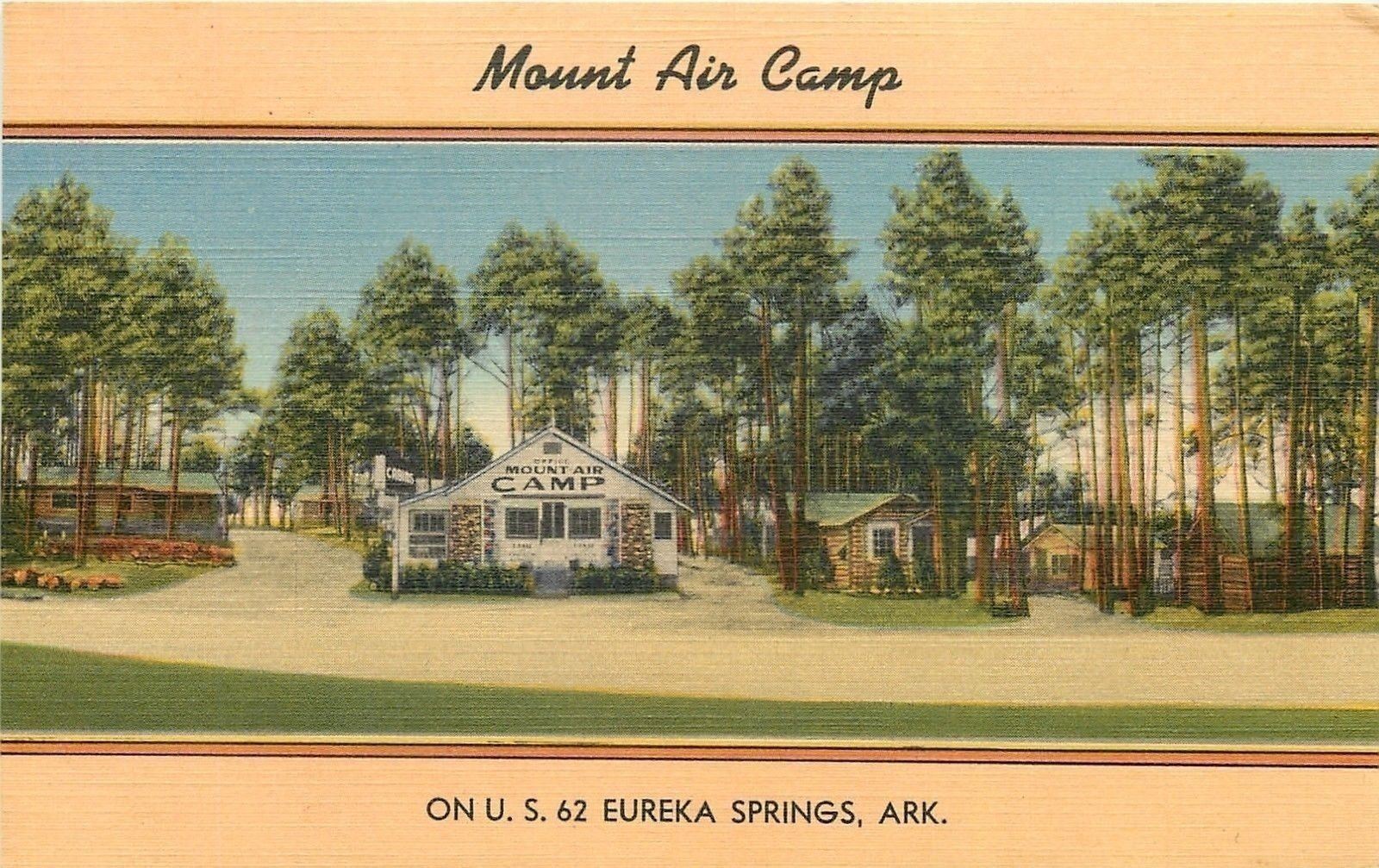 Eureka Springs Arkansas Mount Air Camp Log Cabins Motor Motel