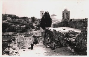 RPPC Tomb of Lazarus in Bethany  Israel    Postcard   c1940