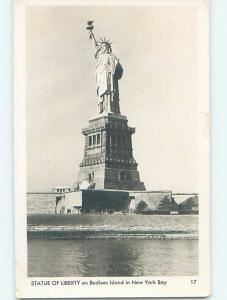 1956 rppc STATUE OF LIBERTY New York City NY HM2703