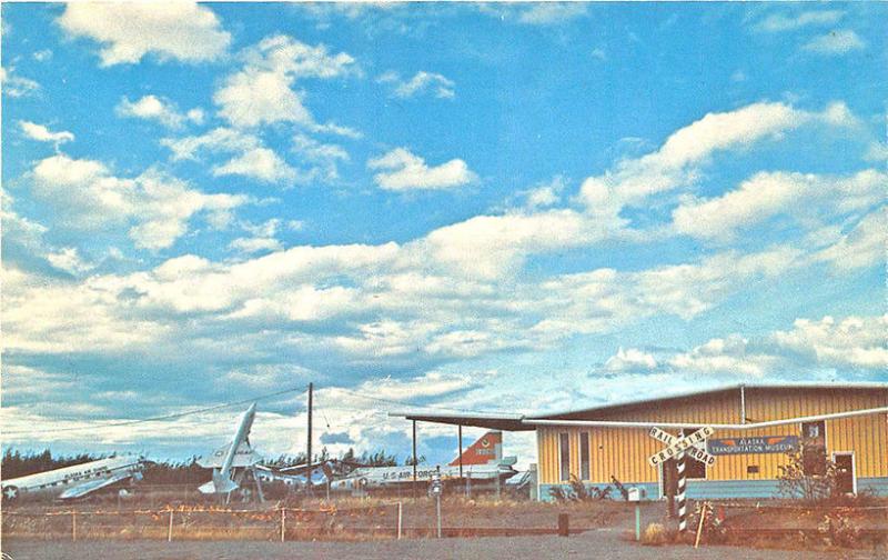 Anchorage AK Transportation Museum Aviation Postcard