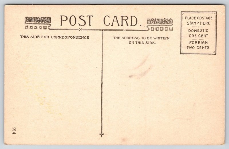 Flower Greets~White Orange Purple Pansies In Portal~Gold~c1910 Vintage Postcard