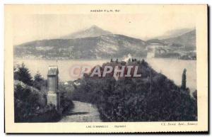 Old Postcard Duingt Lake D & # 39Annecy