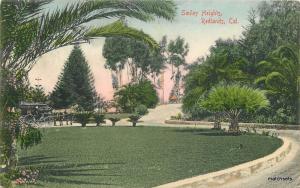 C-1910 Redlands Calalifornia Smiley Heights hand colored Rieder postcard 11110