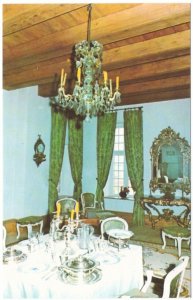 Governor's Dining Room, Fortress Of Louisbourg, Nova Scotia, Chrome Postcard