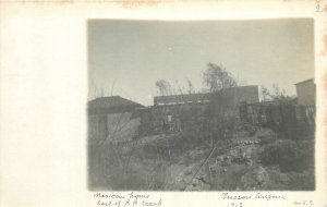 c1910 Tucson Arizona Mexican Home east of Railroad RPPC Postcard 25-2896