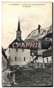 Old Postcard Dauphine Convent of the Grande Chartreuse Le Cimetiere