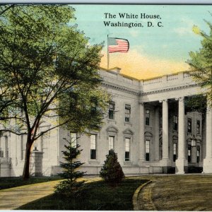 c1910s Washington D.C. The White House Driveway History Info James Hoban PC A222