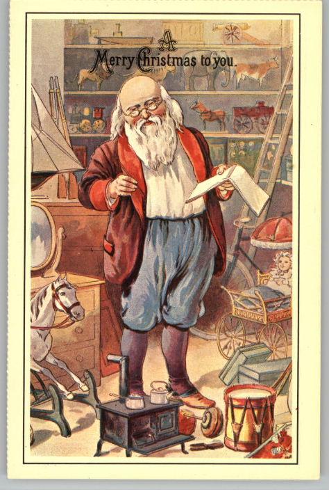 Postcard..Merry Christmas to You..Santa Claus