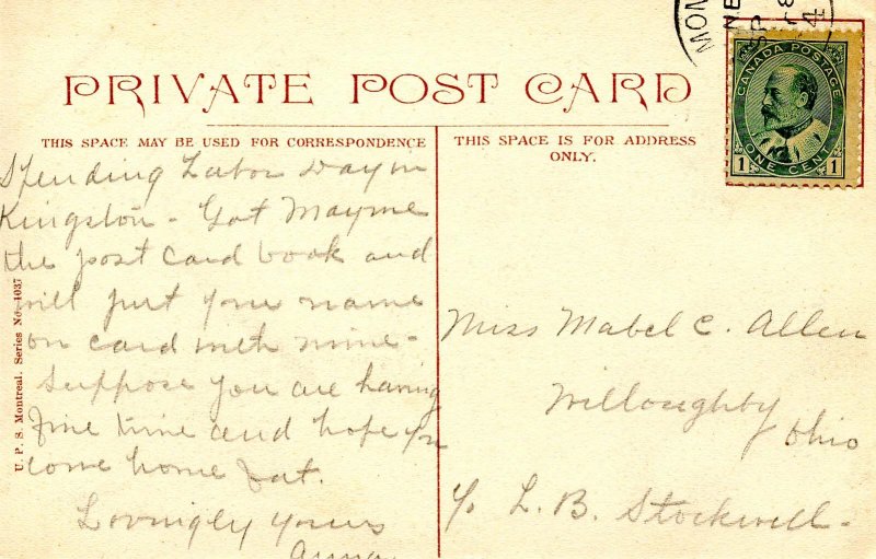 Canada - Ontario, Kingston. Kirkpatrick Memorial & County Building