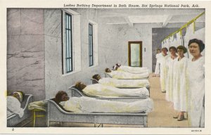 Bath House Hot Springs National Park Arkansas Postcard