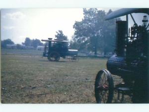 Modern postcard ANTIQUE STEAM POWERED TRACTORS FROM FARM k9065