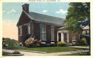 Public Library - Windsor, Vermont