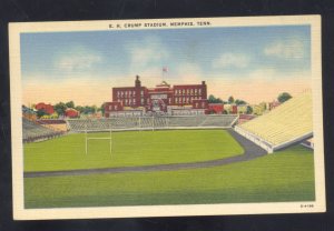 MEMPHIS TENNESSEE EH CRUMP FOOTBALL STADIUM VINTAGE POSTCARD