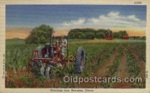 Kewanee, Illinois Farming Postcard Post Card  Kewanee, Illinois USA